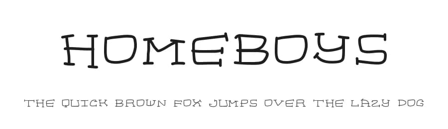 Homeboys by Geronimo Font Studios — Script Handwritten Font — preview 1