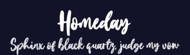Homeday by Sronstudio — Script Handwritten Font — thumbnail 2