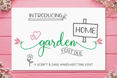 Homegarden Duo Font by kammaqsum — Script Handwritten Font — thumbnail 1