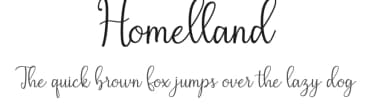 Homelland by Imam Munandar — Script Handwritten Font — thumbnail 1