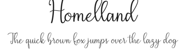 Homelland by Imam Munandar — Script Handwritten Font