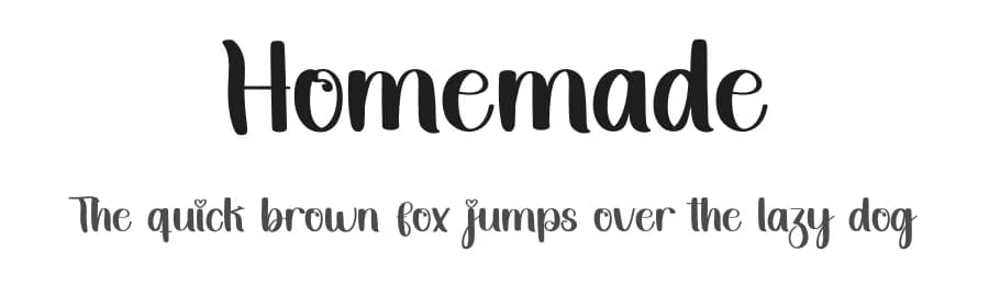 Homemade by Inermedia Studio — Script Handwritten Font