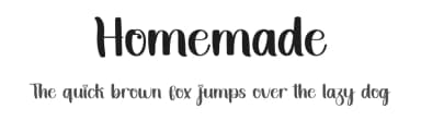 Homemade by Inermedia Studio — Script Handwritten Font — thumbnail 1