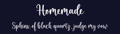 Homemade by Graphix Line Studio — Script Handwritten Font — thumbnail 2