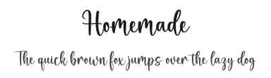 Homemade by Graphix Line Studio — Script Handwritten Font — thumbnail 1