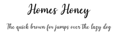 Homes Honey by Multype Studio — Script Handwritten Font — thumbnail 1
