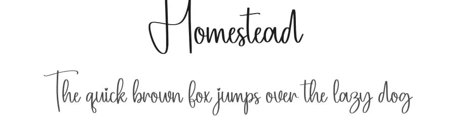 Homestead by Scratchones — Script Handwritten Font