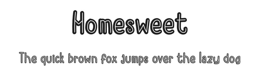 Homesweet by Mr.Soon Design — Script Handwritten Font