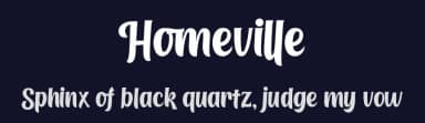 Homeville by DumadiStyle — Script Handwritten Font — thumbnail 2