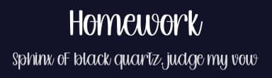 Homework by PiPi Creative STUDIO — Script Handwritten Font — thumbnail 2
