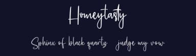 Homeytasty by Maulana Creative — Script Handwritten Font — thumbnail 2