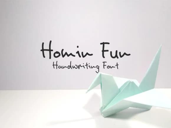 Homin Fun Font by DjanCook Studio — Script Handwritten Font