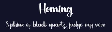 Homing by Inermedia Studio — Script Handwritten Font — thumbnail 2