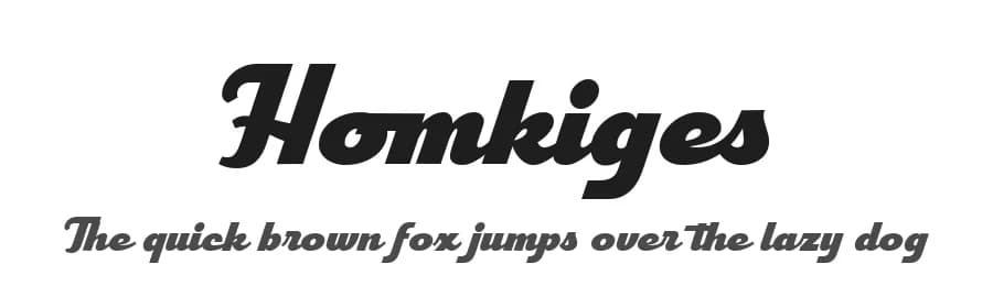 Homkiges by Edignwn Type — Script Handwritten Font
