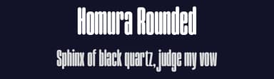 Homura Rounded by Arterfak Project — Sans Serif Font — thumbnail 2