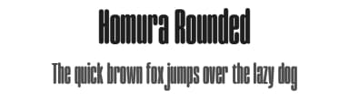 Homura Rounded by Arterfak Project — Sans Serif Font — thumbnail 1