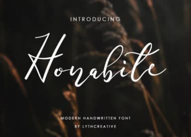 Honabite Font by lyanatha — Script Handwritten Font — thumbnail 1