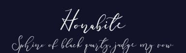 Honabite by lyanatha — Script Handwritten Font — thumbnail 2