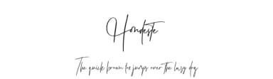 Hondeste by Hugefonts — Script Handwritten Font — thumbnail 1