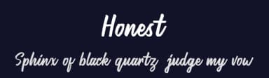 Honest by Typefar — Script Handwritten Font — thumbnail 2