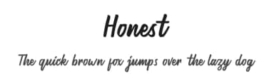 Honest by Typefar — Script Handwritten Font — thumbnail 1