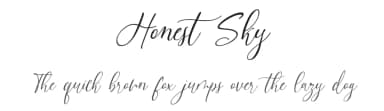 Honest Sky by Nathatype — Script Handwritten Font — thumbnail 1