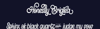Honestly Brigtea by Holydie Studio — Script Handwritten Font — thumbnail 2