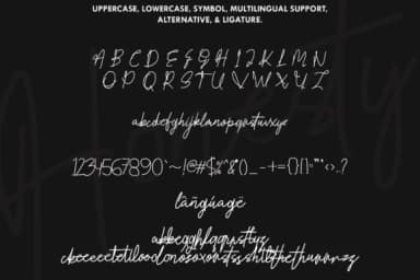 Honesty Font by 78soeef Design by 78soeef Design — Script Handwritten Font — thumbnail 6