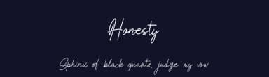 Honesty by Ahgo Studio — Script Handwritten Font — thumbnail 2