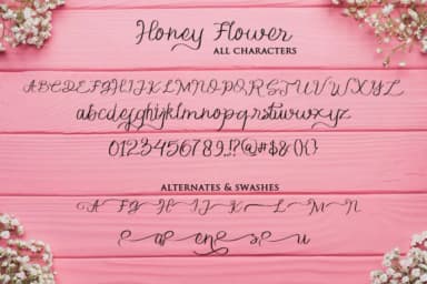 Honey Flower Font by MJB Letters — Script Handwritten Font — thumbnail 5