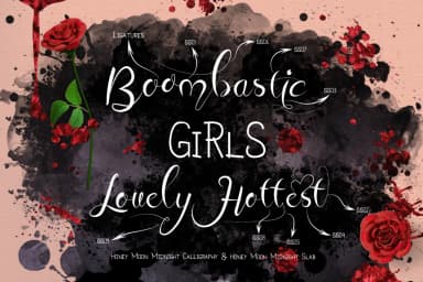 Honey Moon Midnight Font by feydesign — Script Handwritten Font — thumbnail 4