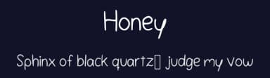 Honey by Yasmim de Sousa — Script Handwritten Font — thumbnail 2