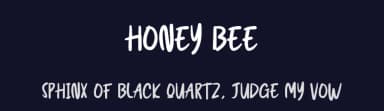 Honey Bee by Metal Studio — Script Handwritten Font — thumbnail 2