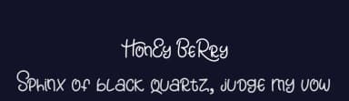 Honey Berry by PutraCetol Studio — Script Handwritten Font — thumbnail 2