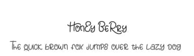 Honey Berry by PutraCetol Studio — Script Handwritten Font — thumbnail 1