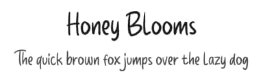 Honey Blooms by Letterhend Studio — Script Handwritten Font — thumbnail 1