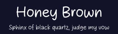 Honey Brown by MJType — Script Handwritten Font — thumbnail 2