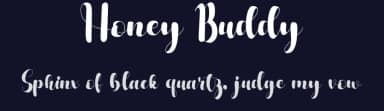 Honey Buddy by Rissyletter Studio — Script Handwritten Font — thumbnail 2
