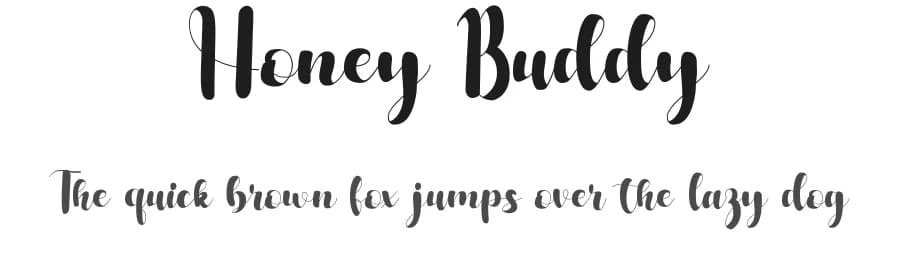 Honey Buddy by Rissyletter Studio — Script Handwritten Font