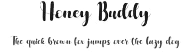 Honey Buddy by Rissyletter Studio — Script Handwritten Font — thumbnail 1