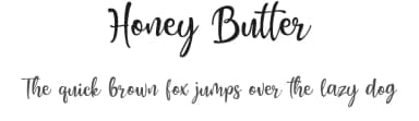 Honey Butter by Lettersiro Studio — Script Handwritten Font — thumbnail 1