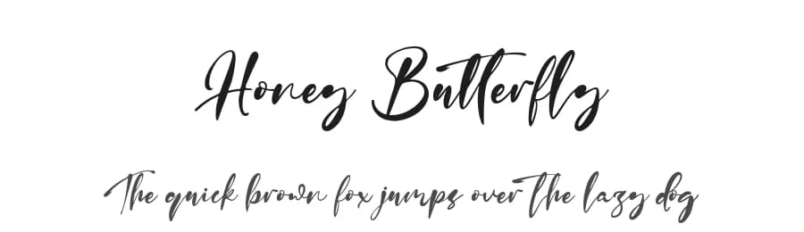 Honey Butterfly by Staircase Studio — Script Handwritten Font