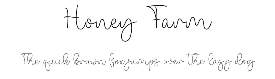 Honey Farm by Wahyu Studio — Script Handwritten Font — preview 1