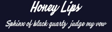 Honey Lips by Billy Argel Fonts ® — Script Handwritten Font — thumbnail 2