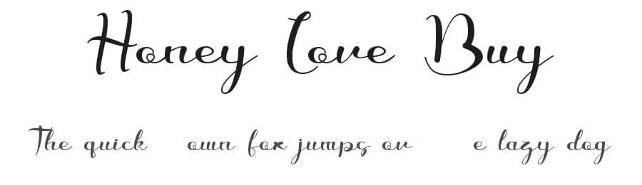 Honey Love Bunny by Letterafa Studio — Script Handwritten Font