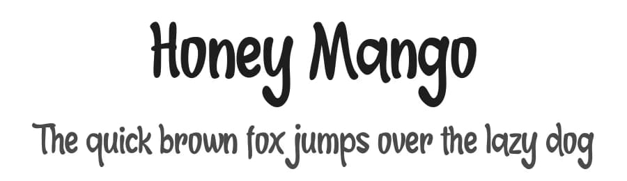 Honey Mango by Kurnia Setyadi — Script Handwritten Font
