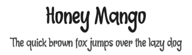 Honey Mango by Kurnia Setyadi — Script Handwritten Font — thumbnail 1