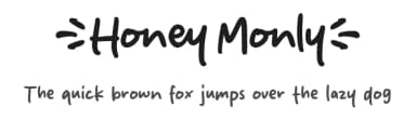Honey Monly by Origin Type — Script Handwritten Font — thumbnail 1