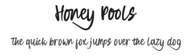 Honey Pools by DumadiStyle — Script Handwritten Font — thumbnail 1