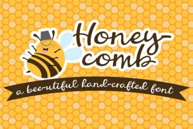 Honeycomb Font by Illustration Ink — Script Handwritten Font — thumbnail 1